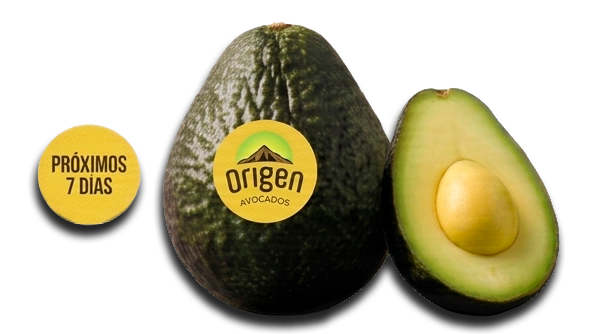 Aguacates con etiqueta amarilla para consumir durante los próximos 7 días