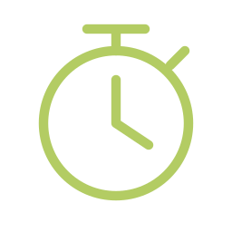 Icono de reloj para la decisión Tiempo